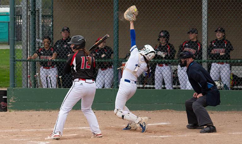 Softball Sweeps Muskegon